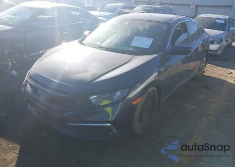 2020 Honda Civic Lx из США, поврежденный, VIN 19XFC2F64LE021597